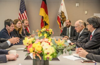 Photo Release: Governor Brown Discusses Climate Action with German Federal Minister for the Environment