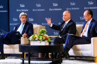 Governor Brown, Former Secretary of State, World Bank President, Washington Governor and Paris Mayor Chart Path Forward on Paris Agreement at Yale Climate Conference